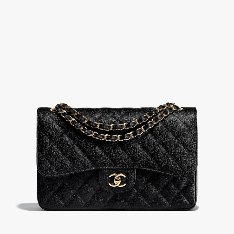 Chanel CAVIAR QUILTED JUMBO DOUBLE FLAP Bag | Studio Nafay
