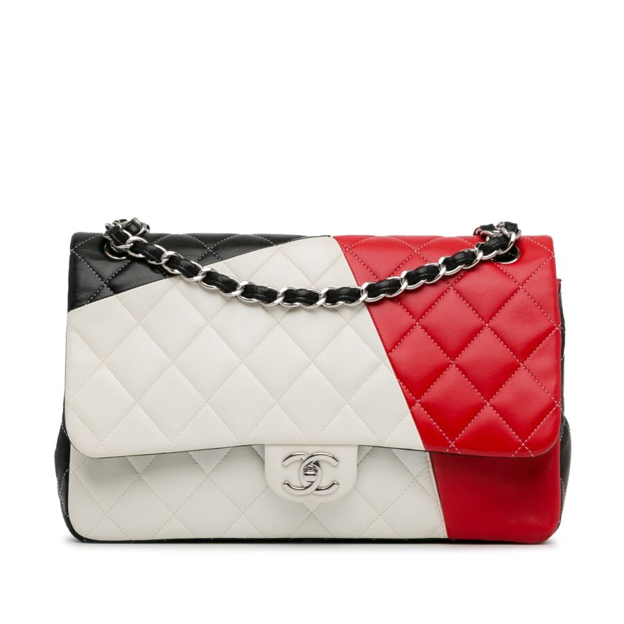 Chanel Jumbo Colorblock Classic Flap Bag | Studio Nafay