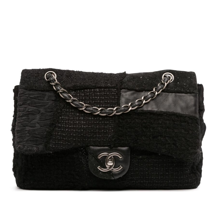 Chanel Jumbo Patchwork Tweed Flap | Studio Nafay
