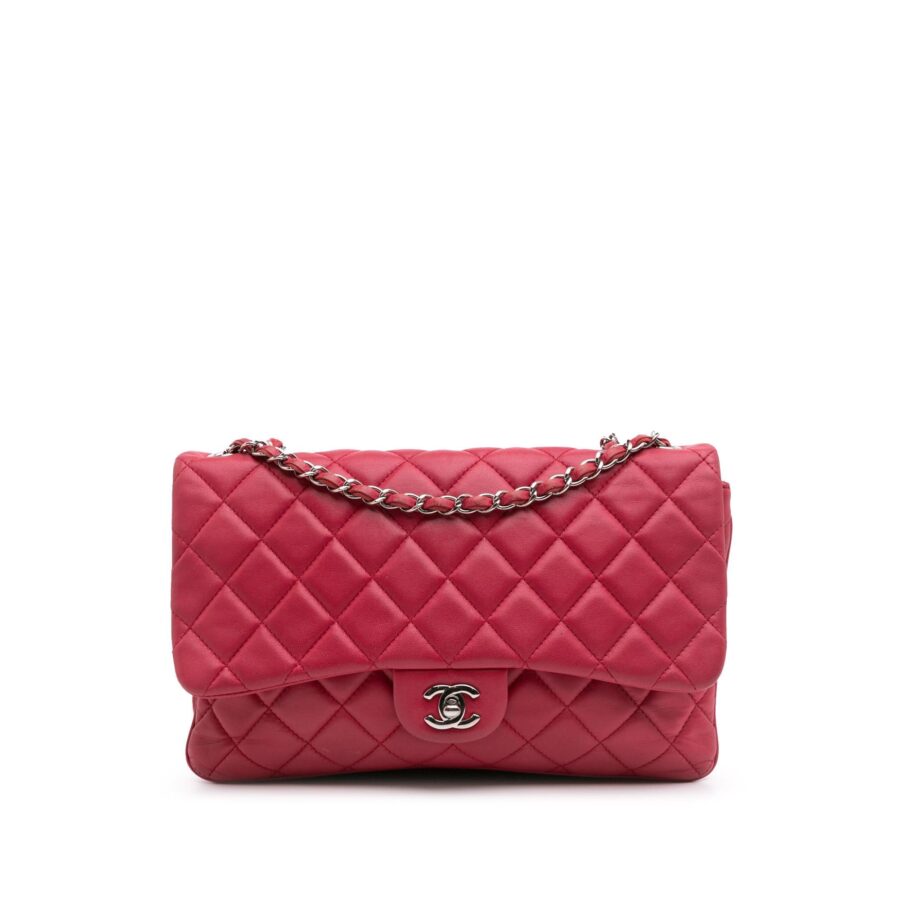 Chanel Jumbo Quilted Lambskin 3 Accordion Flap | Studio Nafay