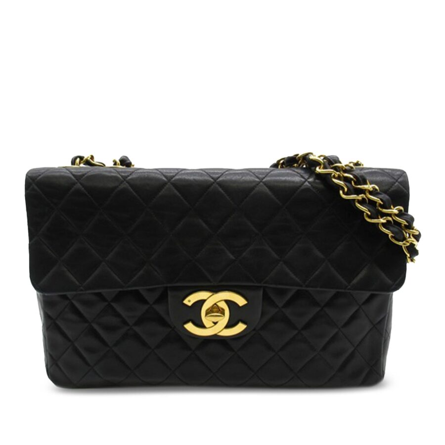 Chanel Jumbo XL Classic Lambskin Maxi Single Flap Shoulder Bag | Studio Nafay