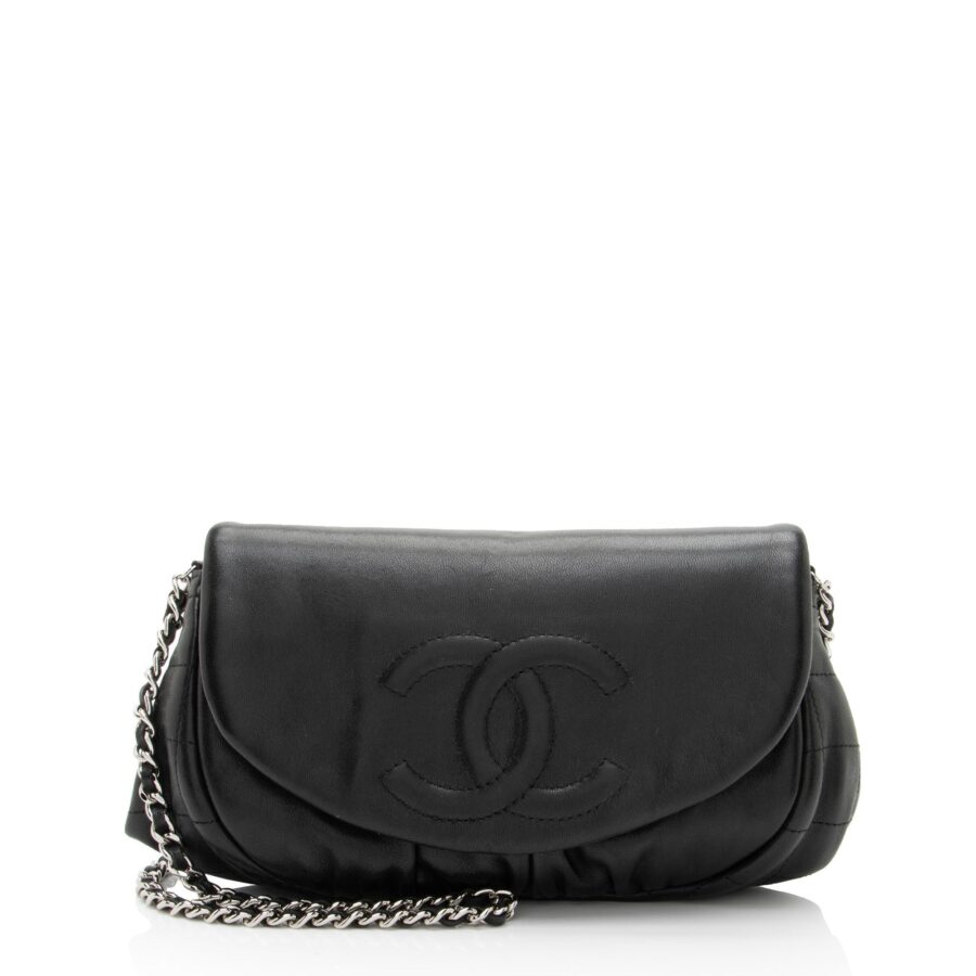 Chanel Lambskin Half Moon Wallet on Chain | Studio Nafay