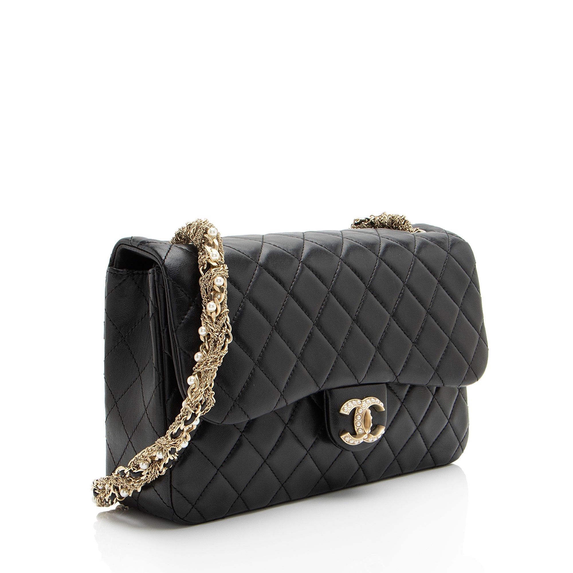 Chanel Lambskin Pearl CC Westminster Medium Flap Bag