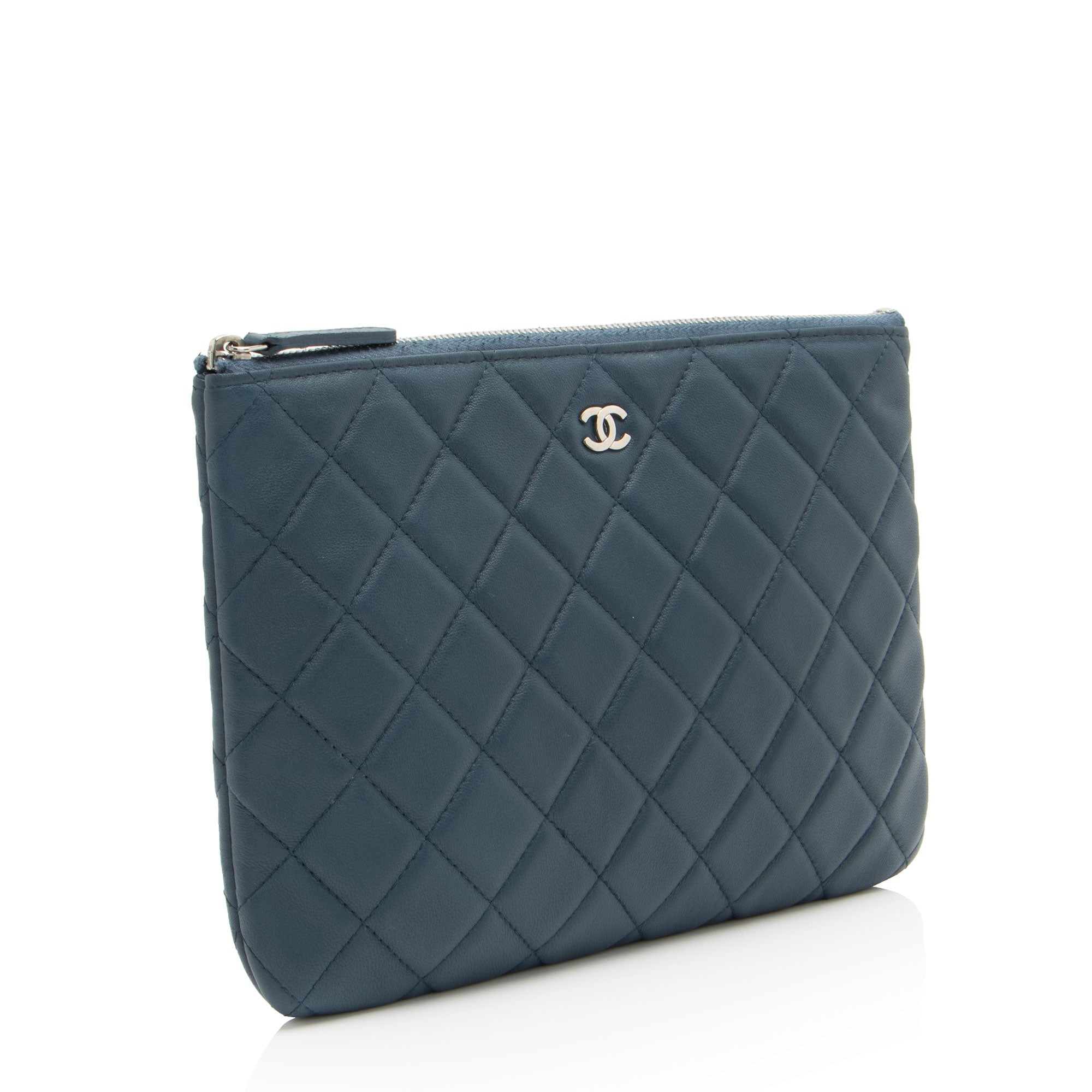 Chanel Lambskin Medium O-Case Handbag