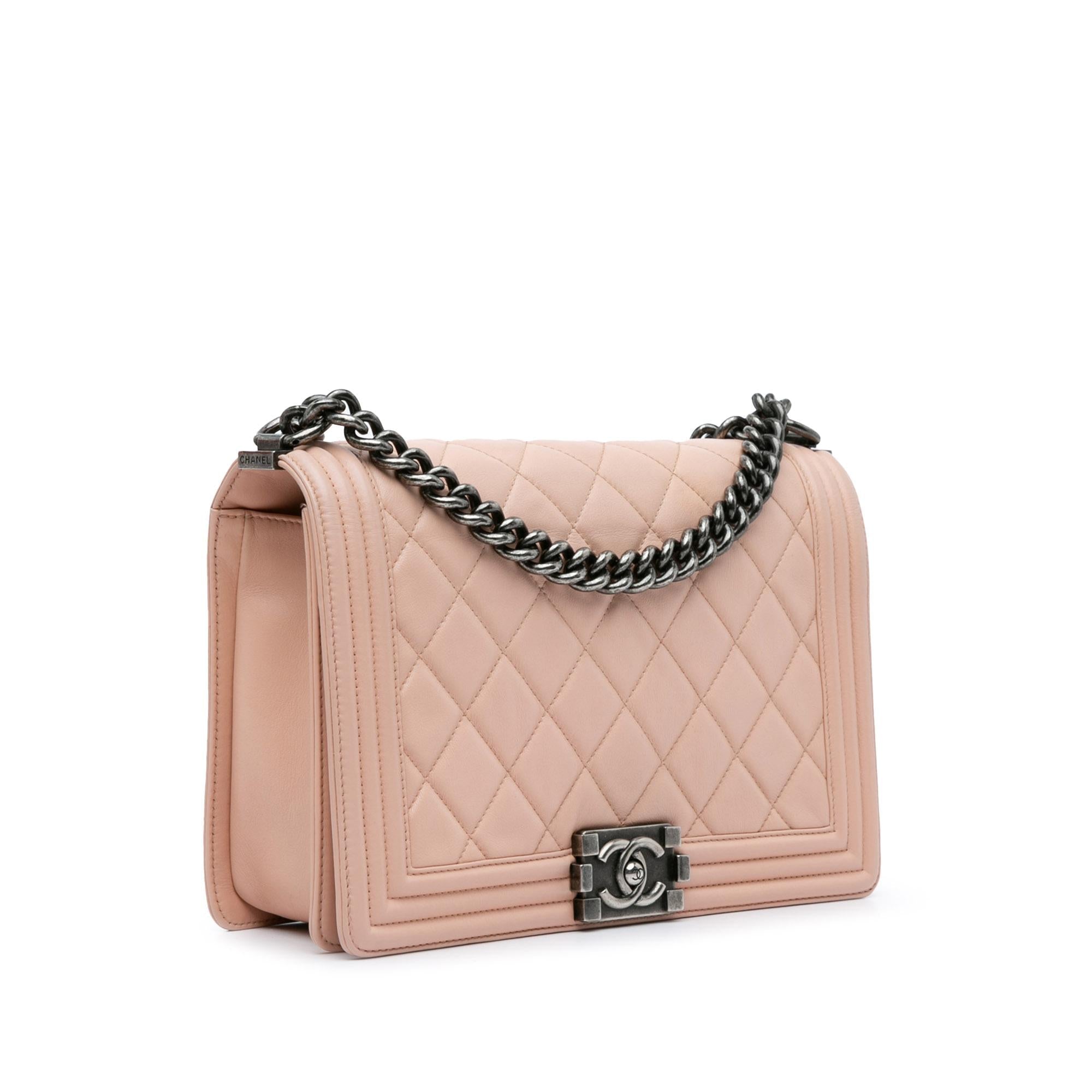 Chanel Large Lambskin Boy Bag