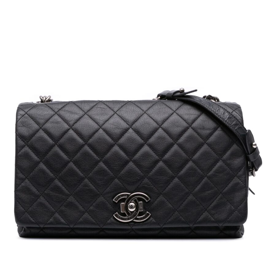 Chanel Large Quilted Goatskin City Rock Flap | Studio Nafay