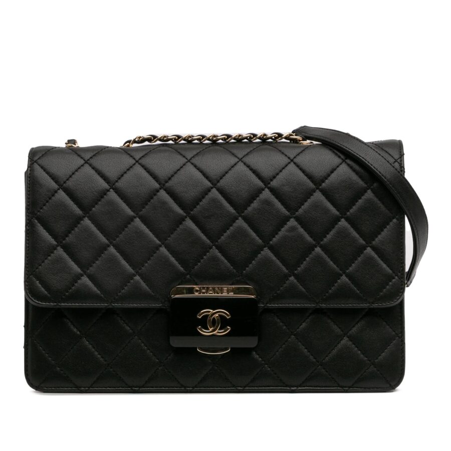 Chanel Large Sheepskin Beauty Lock Flap | Studio Nafay