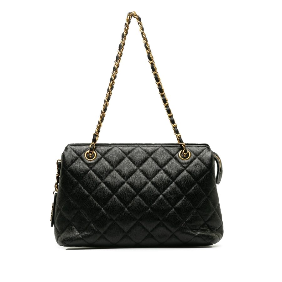 Chanel Matelasse Caviar Leather Tote | Studio Nafay