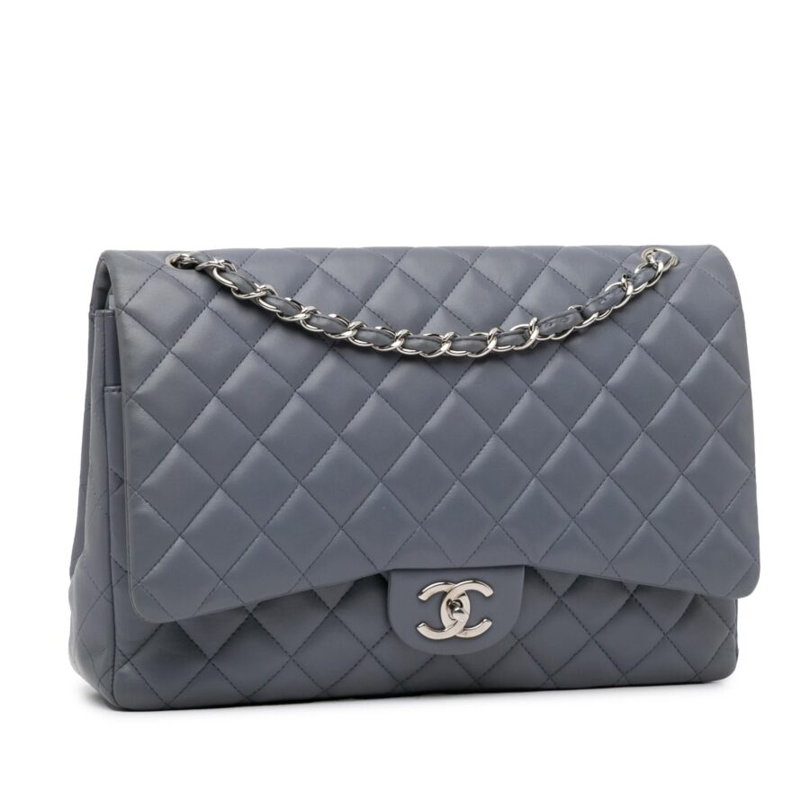 Chanel Maxi Classic Lambskin Double Flap Shoulder Bag | Studio Nafay