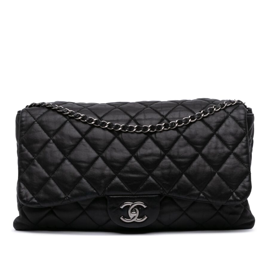 Chanel Maxi Quilted Lambskin 3 Flap | Studio Nafay