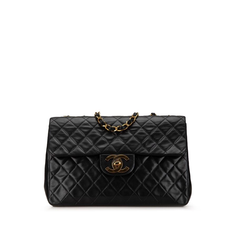 Chanel Maxi XL Lambskin Single Flap Shoulder Bag | Studio Nafay