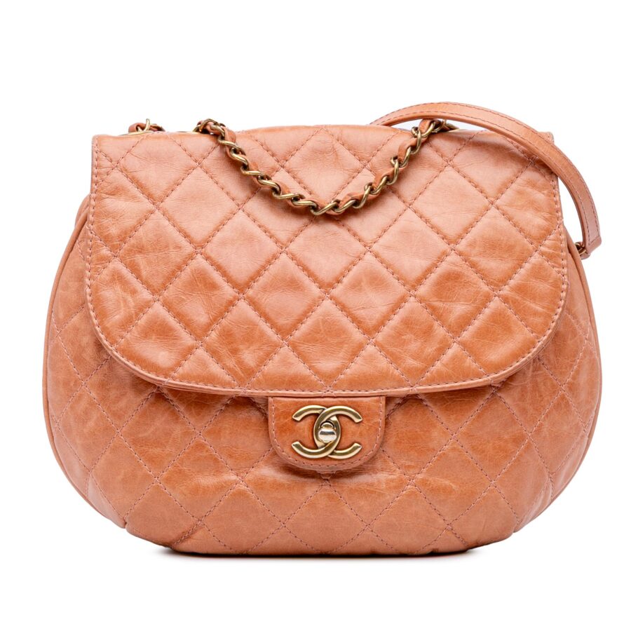 Chanel Medium Aged Calfskin Bubble CC Flap | Studio Nafay