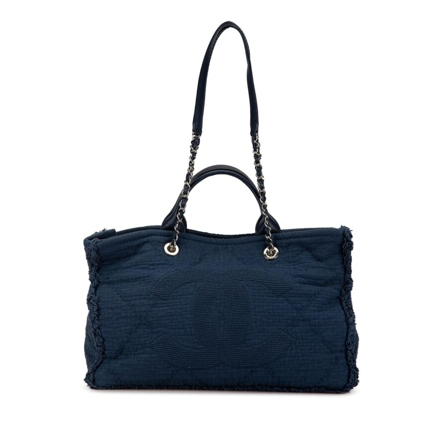 Chanel Medium CC Double Face Deauville Satchel Handbag | Studio Nafay