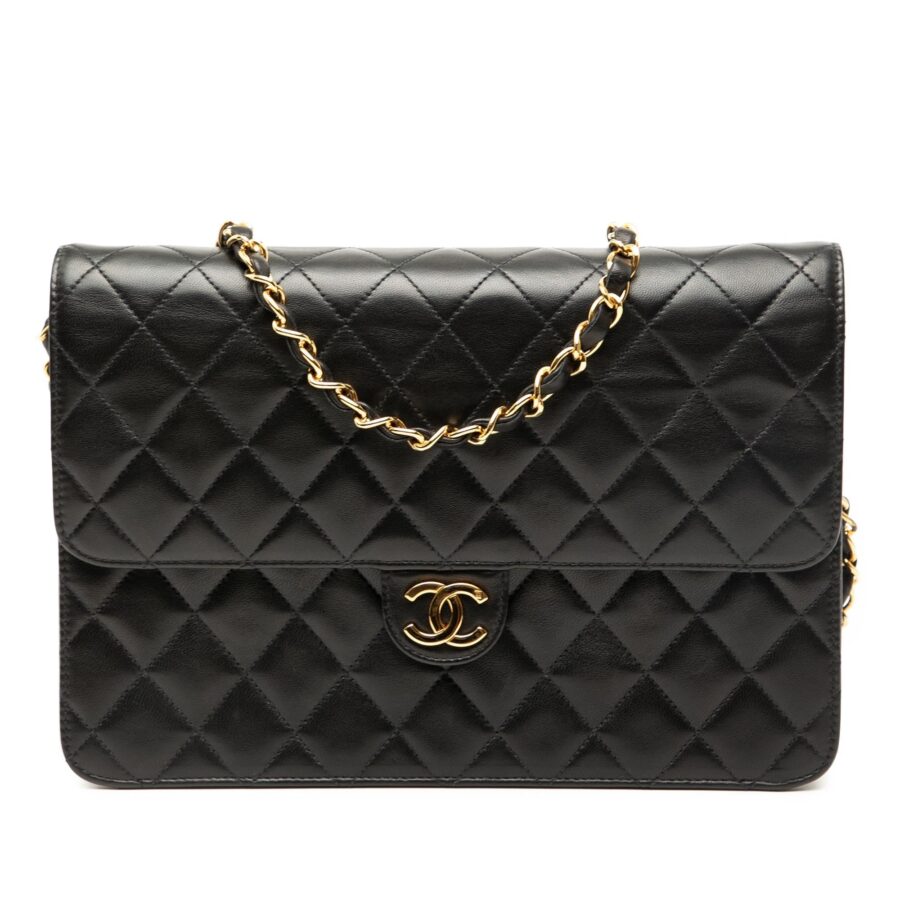 Chanel Medium CC Quilted Lambskin Single Flap | Studio Nafay
