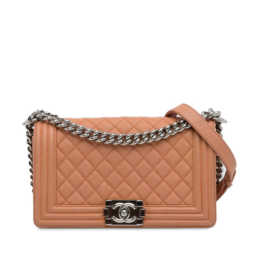 Chanel Medium Caviar Boy Flap Bag | Studio Nafay