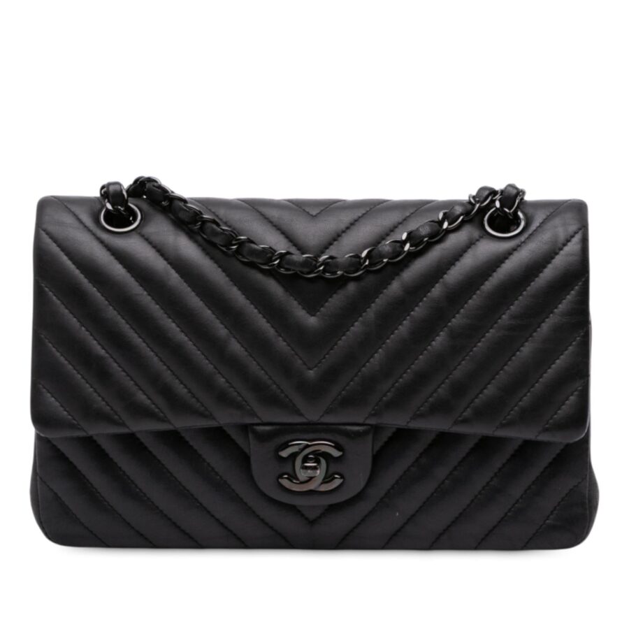 Chanel Medium Classic Chevron Lambskin Double Flap | Studio Nafay
