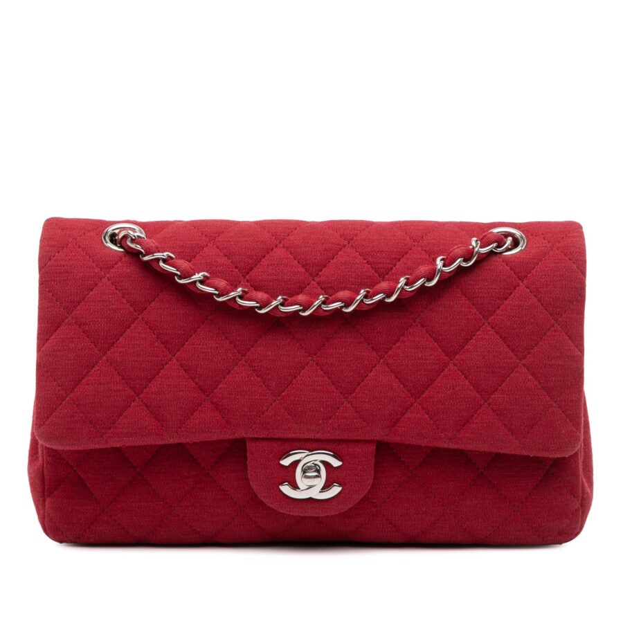 Chanel Medium Classic Jersey Double Flap | Studio Nafay