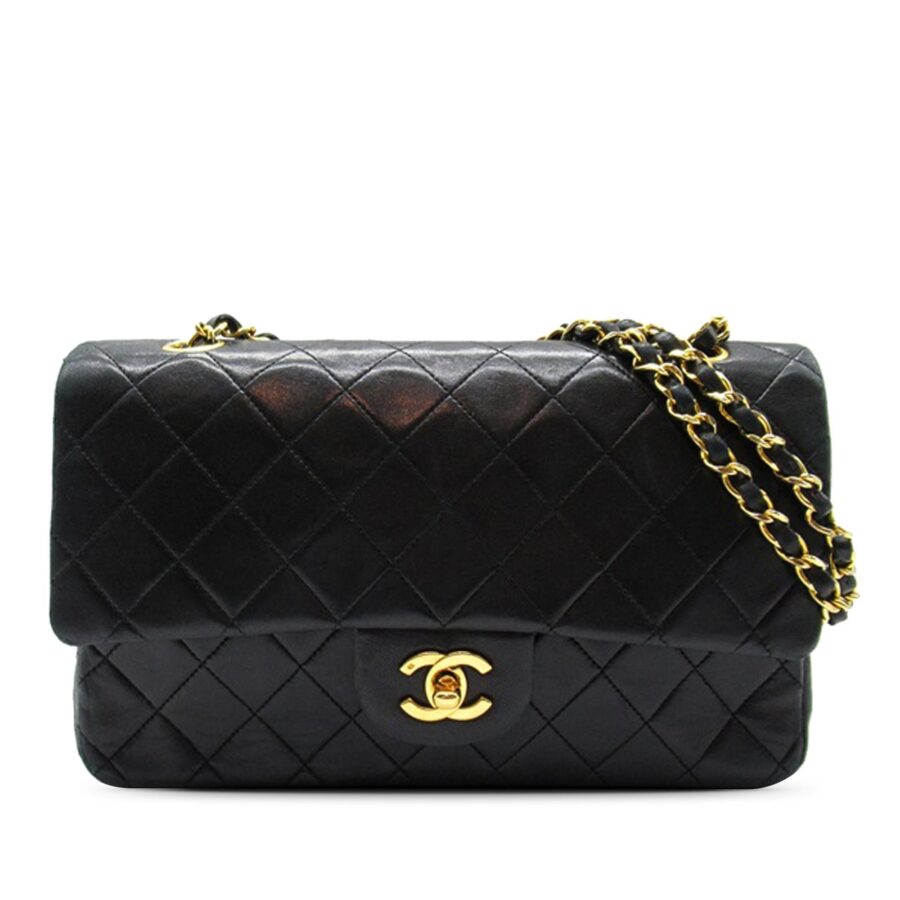 Chanel Medium Classic Lambskin Double Flap Shoulder Bag | Studio Nafay