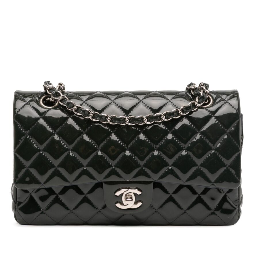 Chanel Medium Classic Patent Double Fla | Studio Nafay