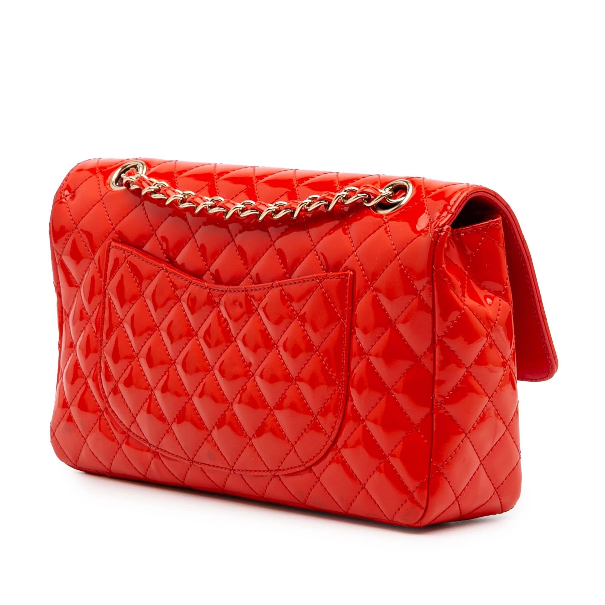 Chanel Medium Classic Patent Valentines Heart Charms Single Flap - Product Image 2