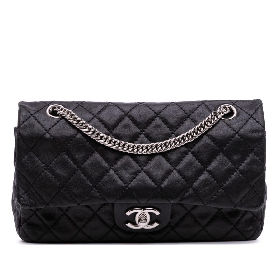 Chanel Medium Classic Washed Lambskin Bijoux Chain Double Flap | Studio Nafay