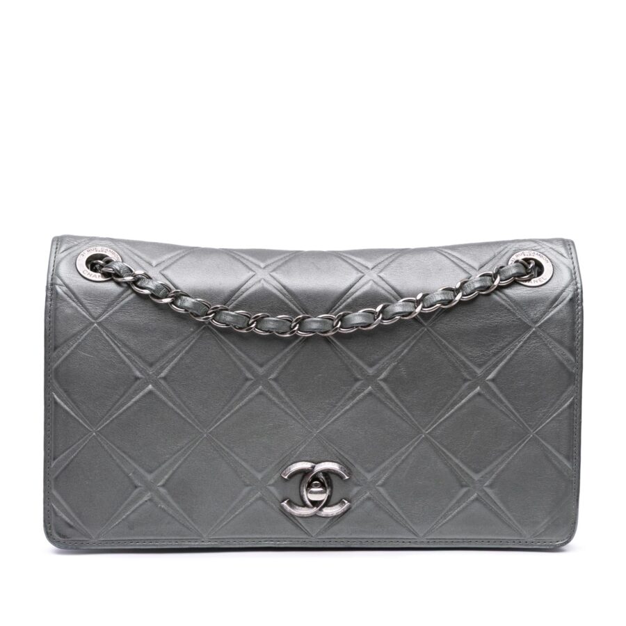 Chanel Medium Embossed Calfskin Propeller Flap | Studio Nafay