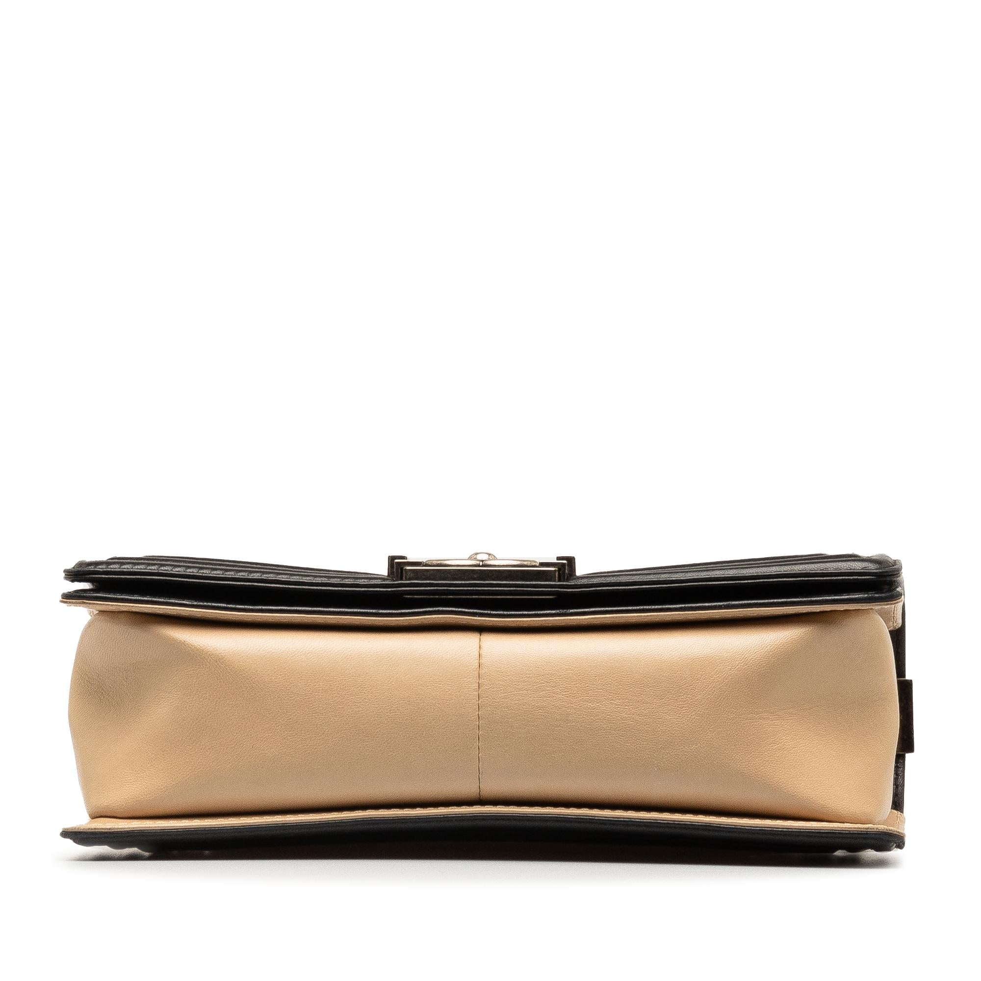 Chanel Medium Lambskin Boy Bicolor Flap Bag - Product Image 4