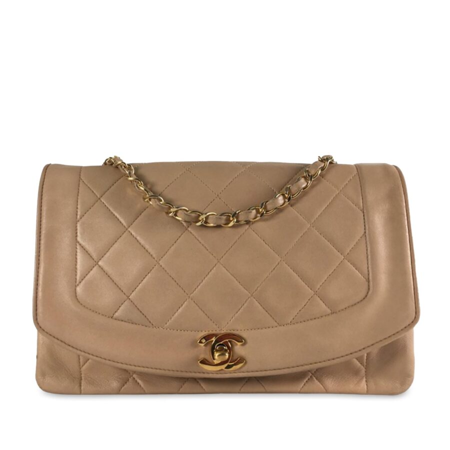 Chanel Medium Lambskin Diana Flap Crossbody | Studio Nafay