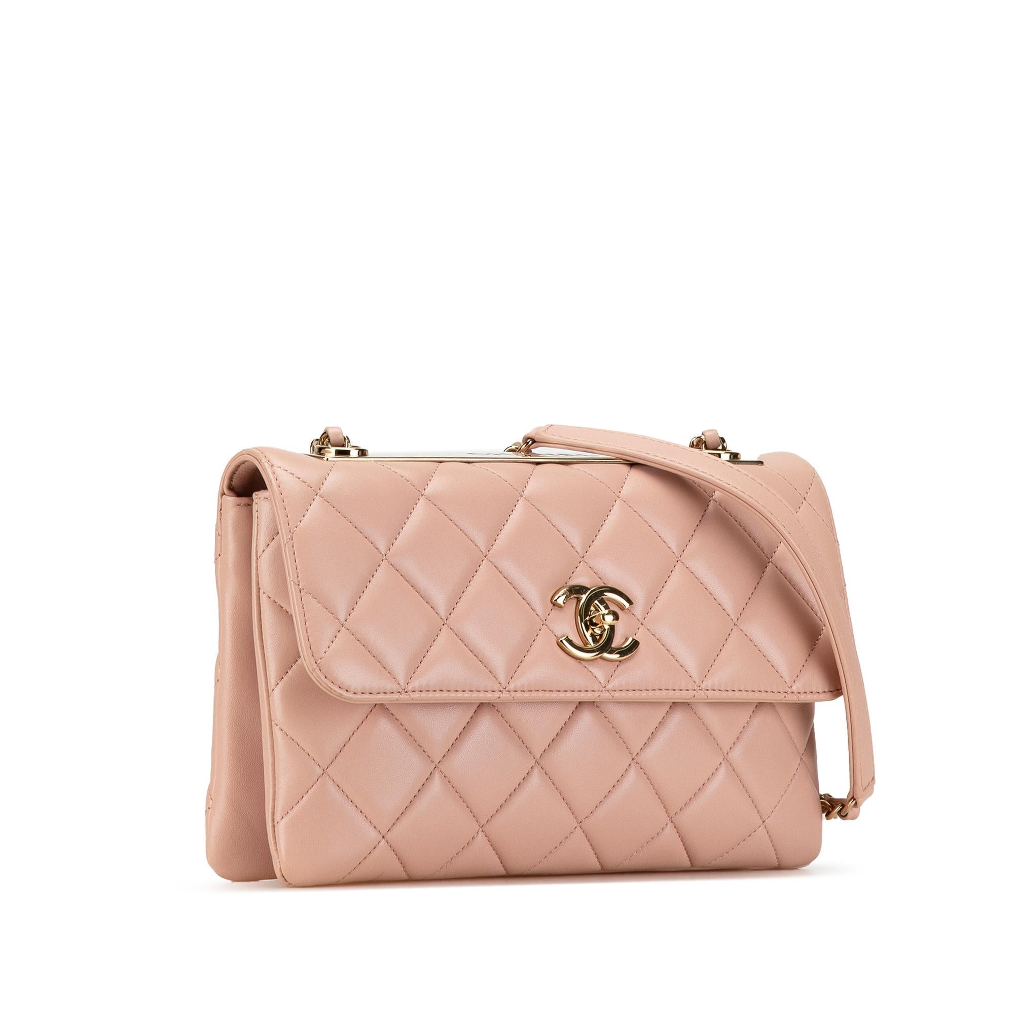 Chanel Medium Lambskin Trendy CC Flap Shoulder Bag