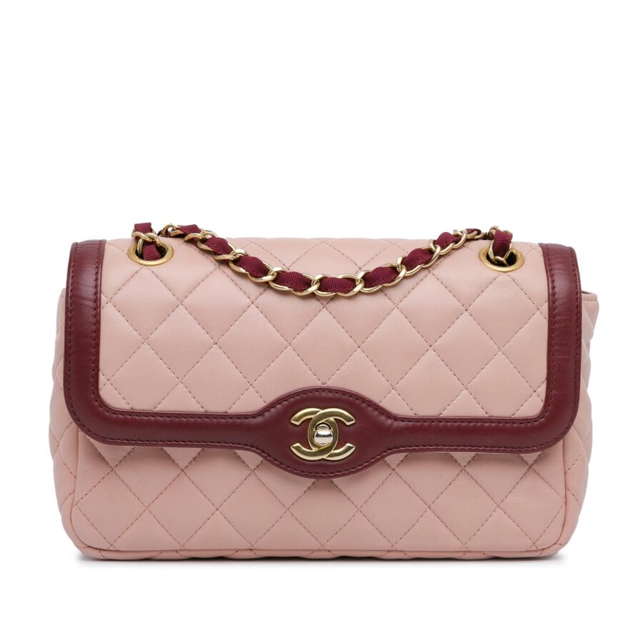 Chanel Medium Lambskin Two Tone Day Flap Shoulder Bag | Studio Nafay