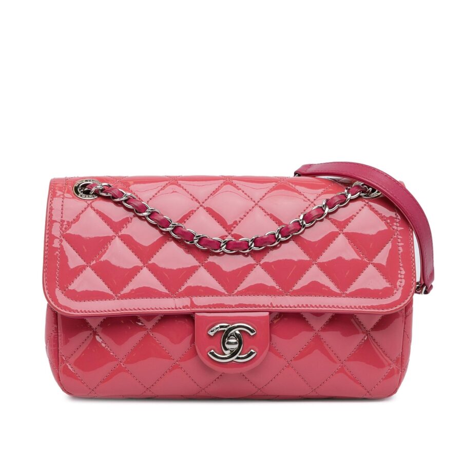 Chanel Medium Patent Coco Shine Flap Shoulder Bag | Studio Nafay