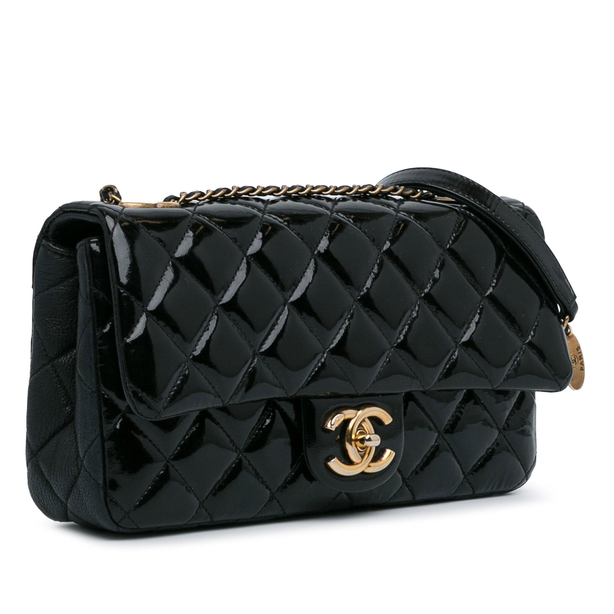Chanel Medium Patent Goatskin CC Eyelet Flap Crossbody - Product Image 2