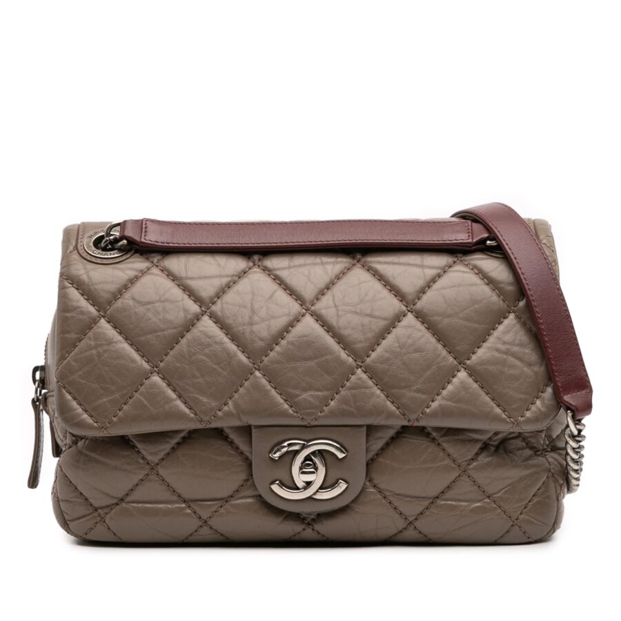 Chanel Medium Quilted Aged Calfskin Portobello Flap | Studio Nafay