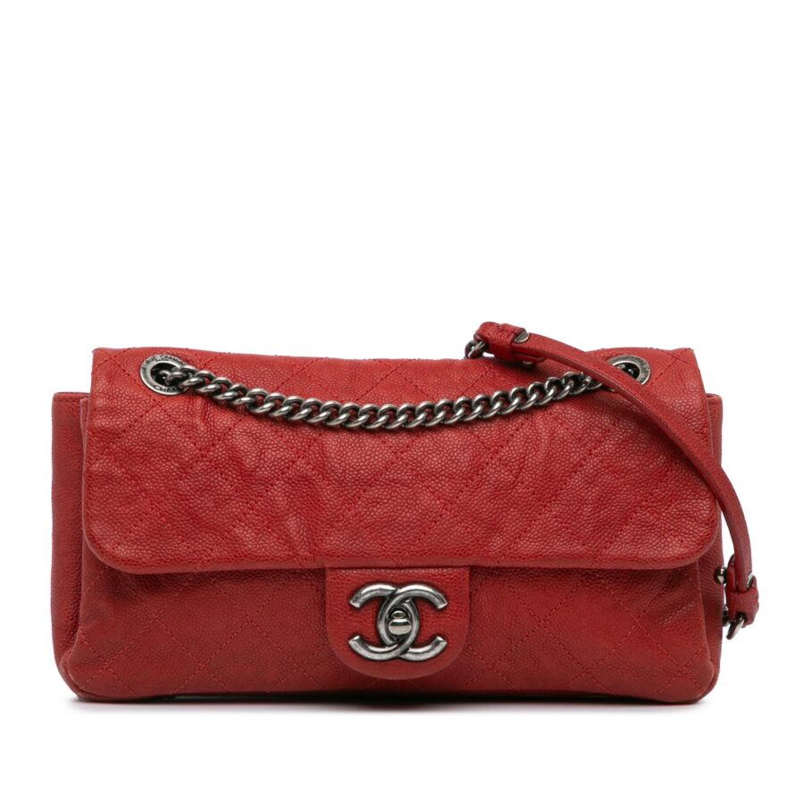 Chanel Medium Quilted Caviar Simply CC Flap | Studio Nafay