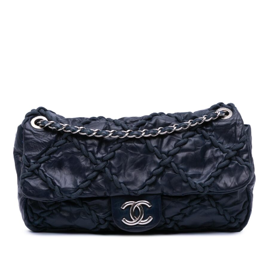Chanel Medium Quilted Crinkled Calfskin Ultra Stitch Flap | Studio Nafay