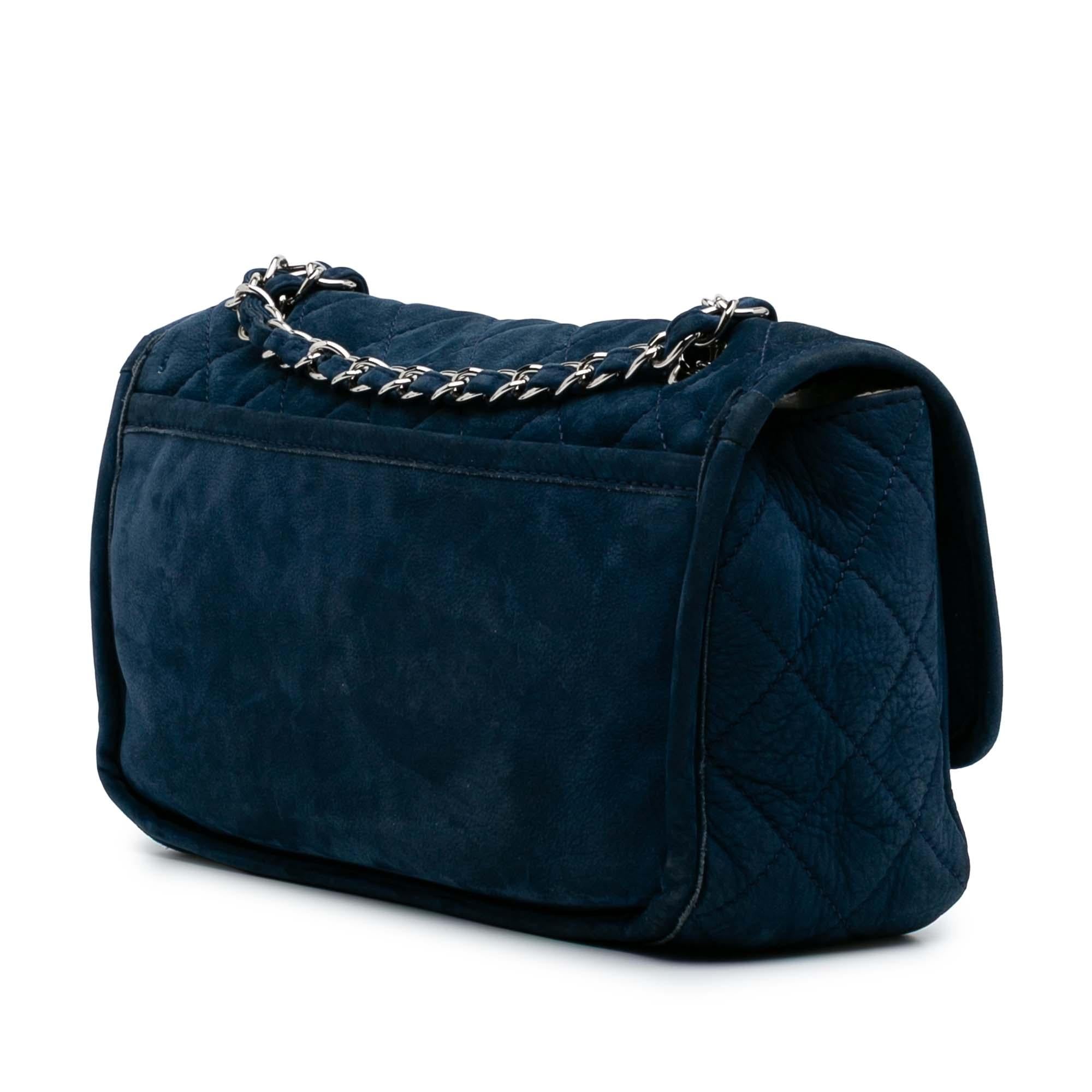 Chanel Medium Quilted Nubuck Natural Beauty Split Pocket Flap - Product Image 2