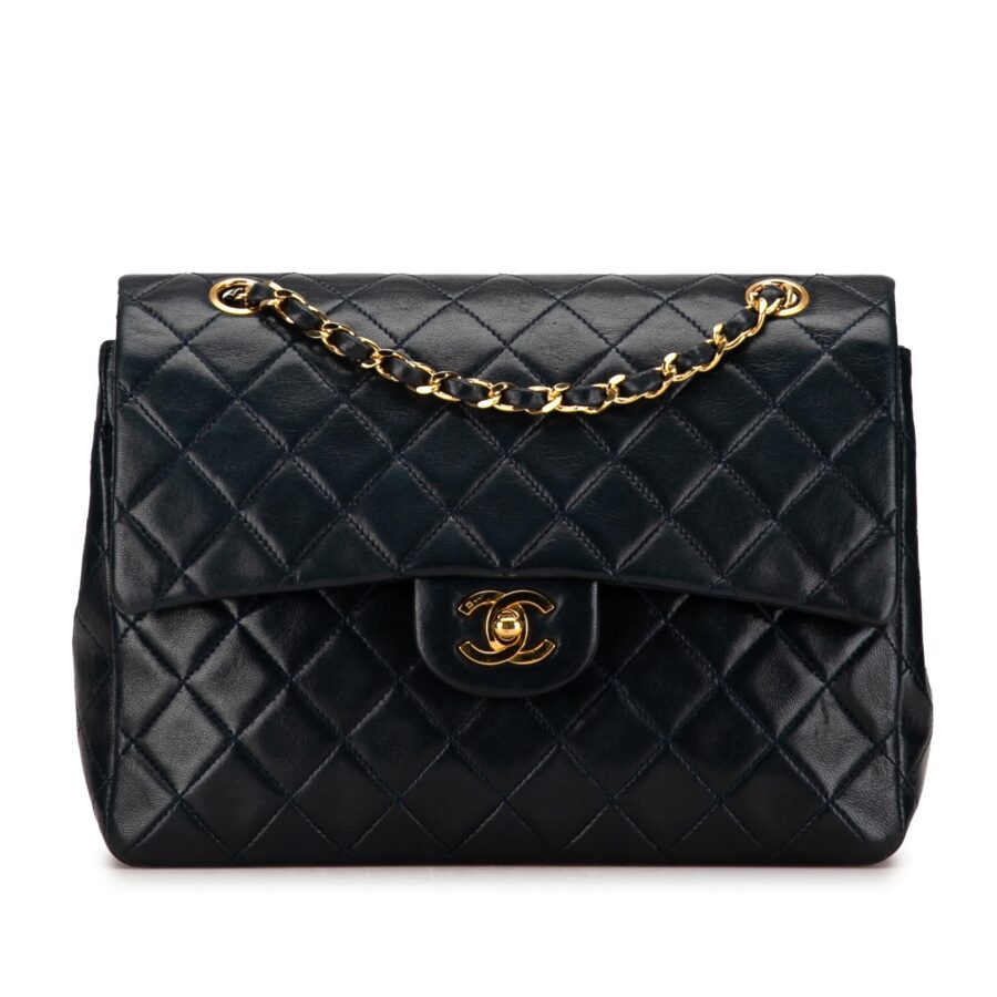 Chanel Medium Tall Classic Lambskin Double Flap Shoulder Bag | Studio Nafay