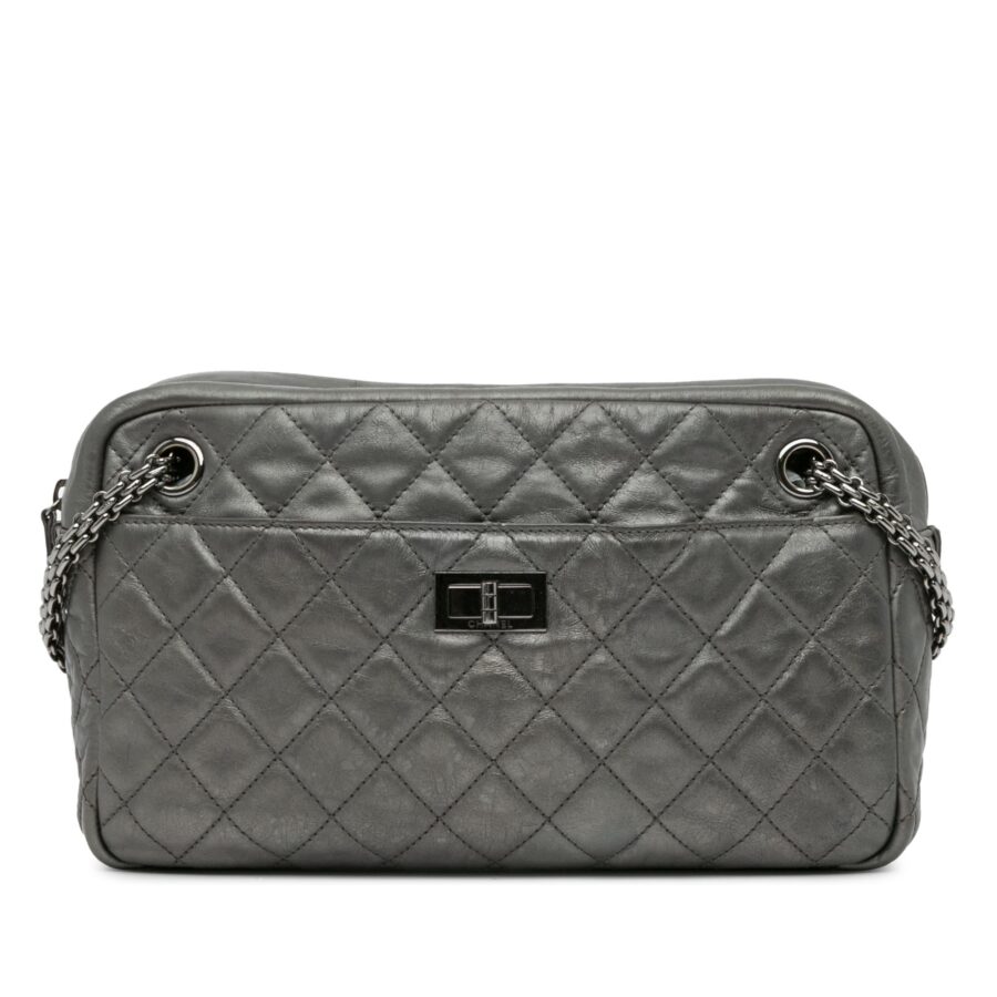 Chanel Metallic Calfskin Reissue Zipped Shoulder Bag | Studio Nafay