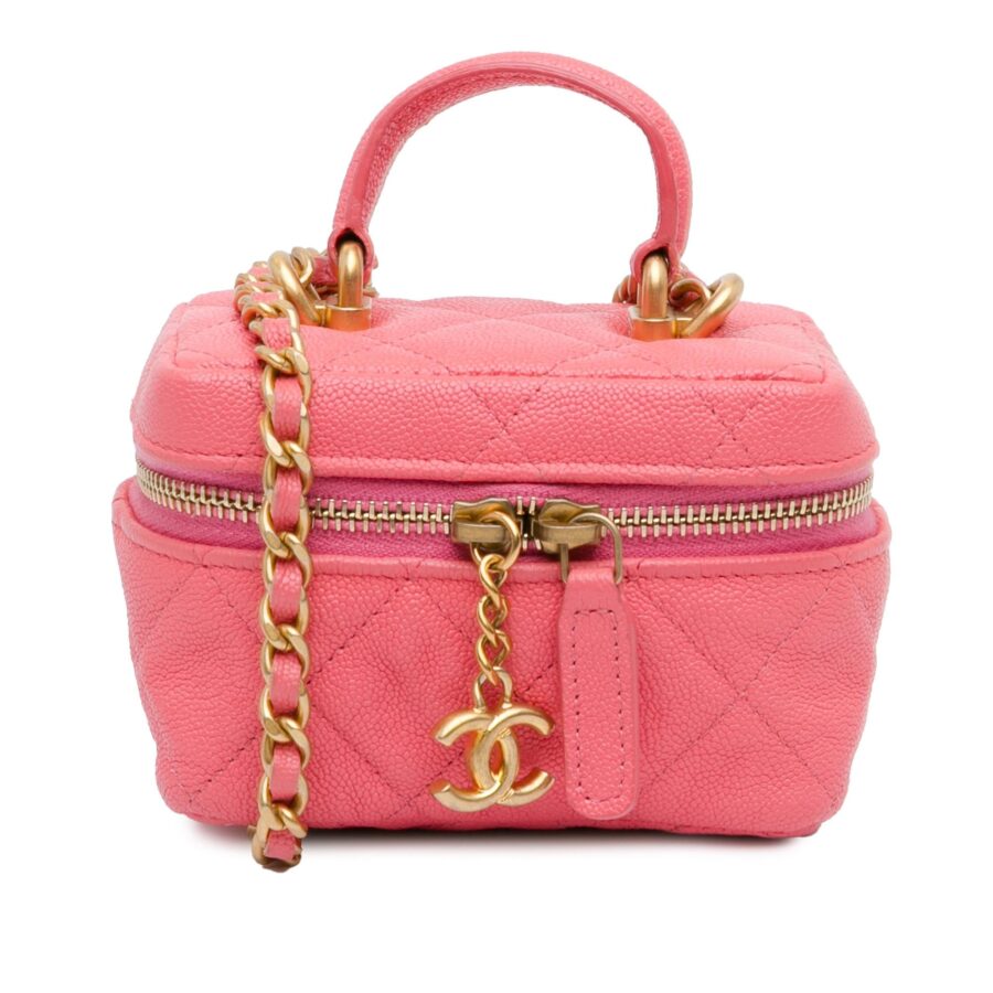 Chanel Micro Caviar Chain Vanity Bag | Studio Nafay