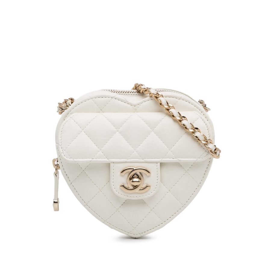 Chanel Mini CC in Love Heart Crossbody | Studio Nafay