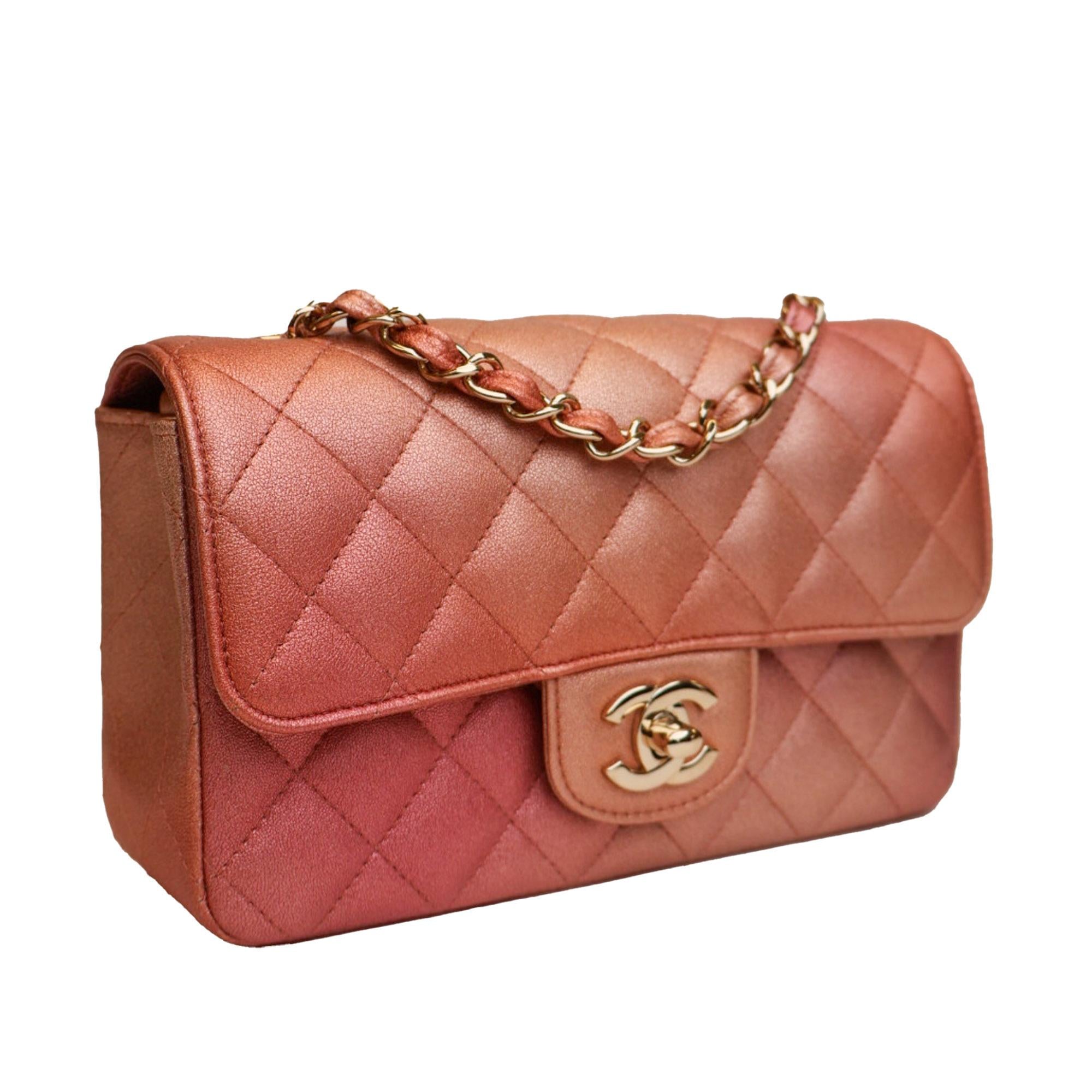 Chanel Mini Classic Lambskin Rectangular Single Flap