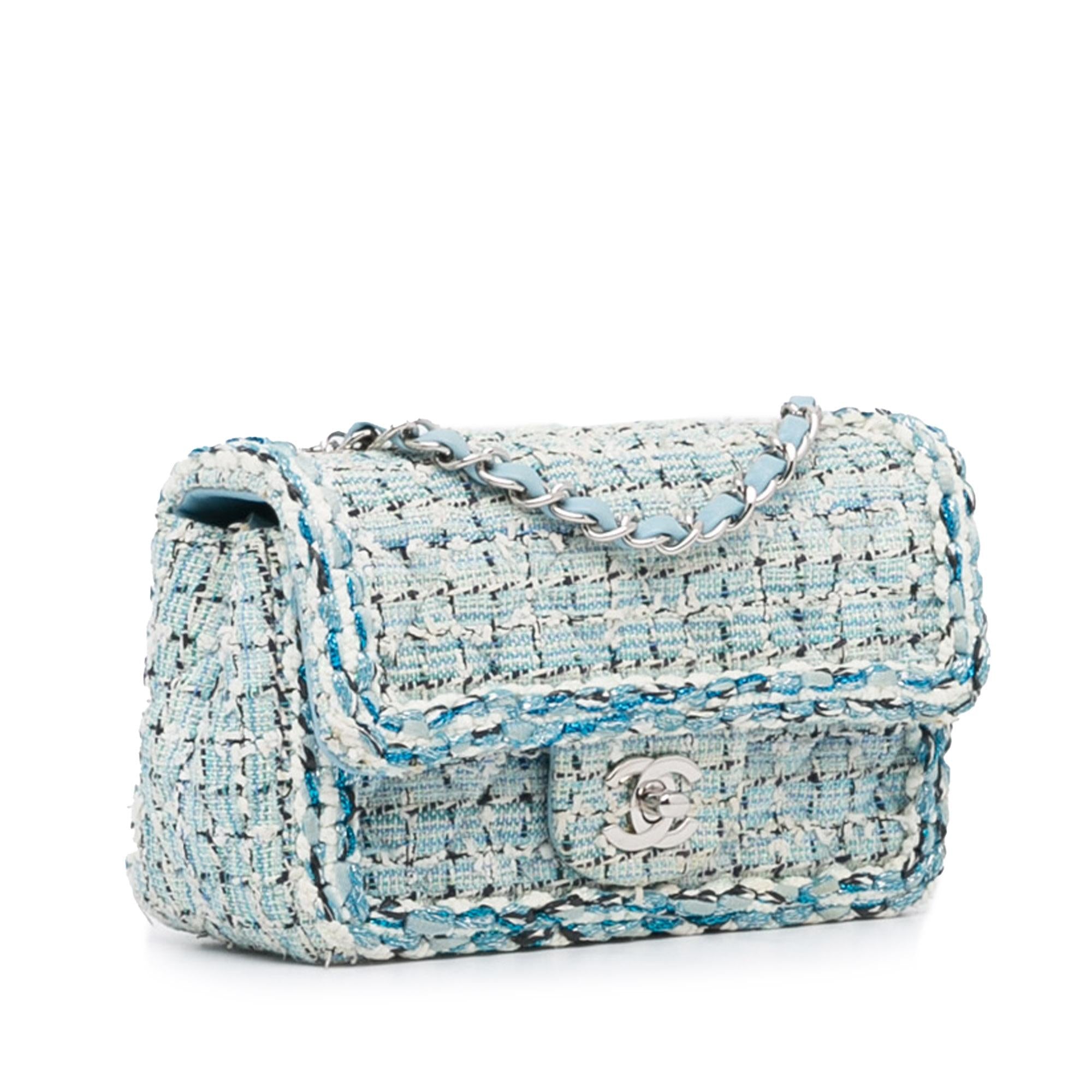Chanel Mini Classic Tweed Single Flap
