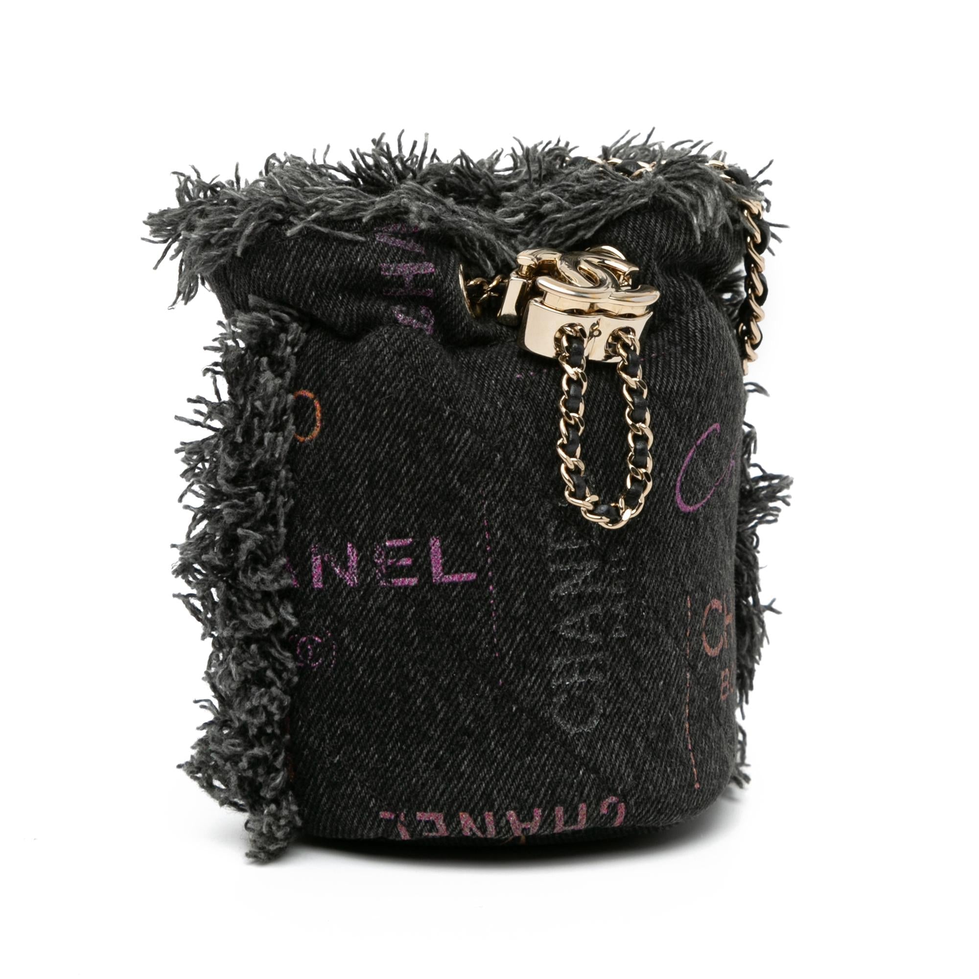 Chanel Mini Mood Bucket with Chain Shoulder Bag
