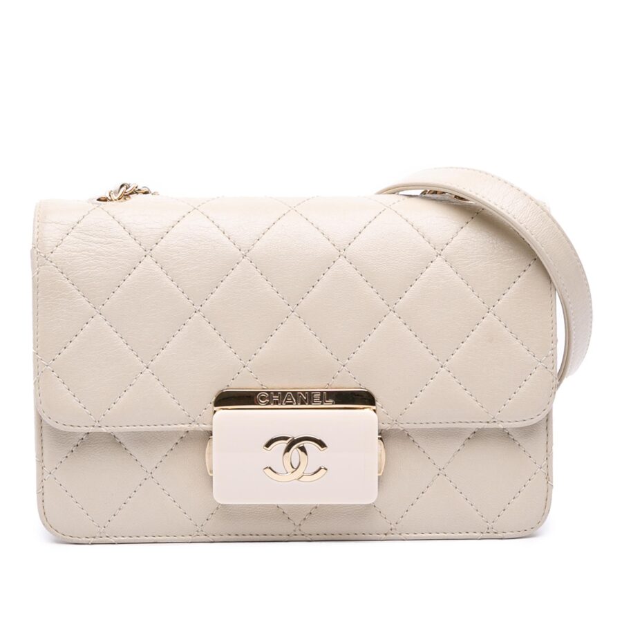 Chanel Mini Lambskin Beauty Lock Flap | Studio Nafay