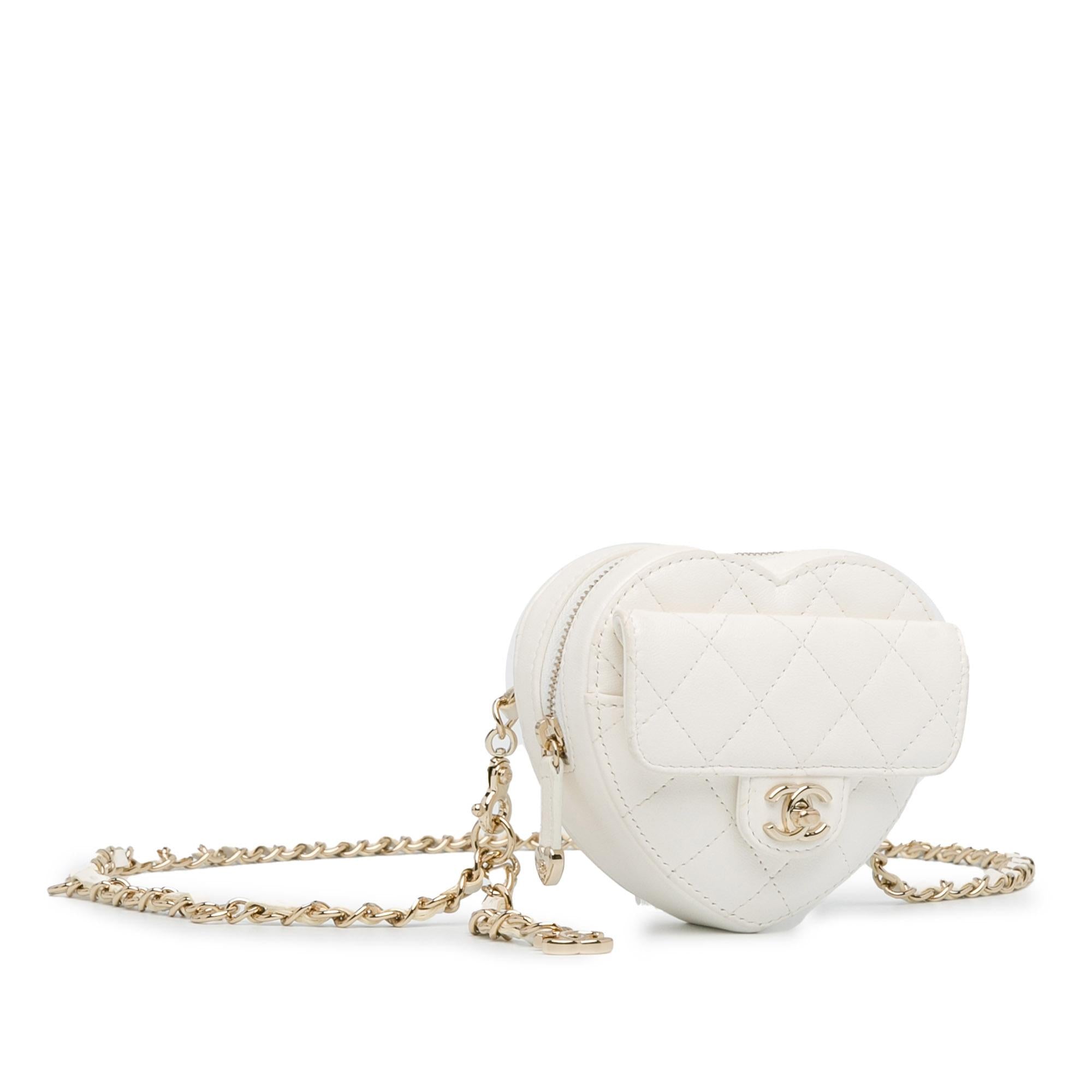 Chanel Mini Lambskin CC in Love Heart Belt Bag