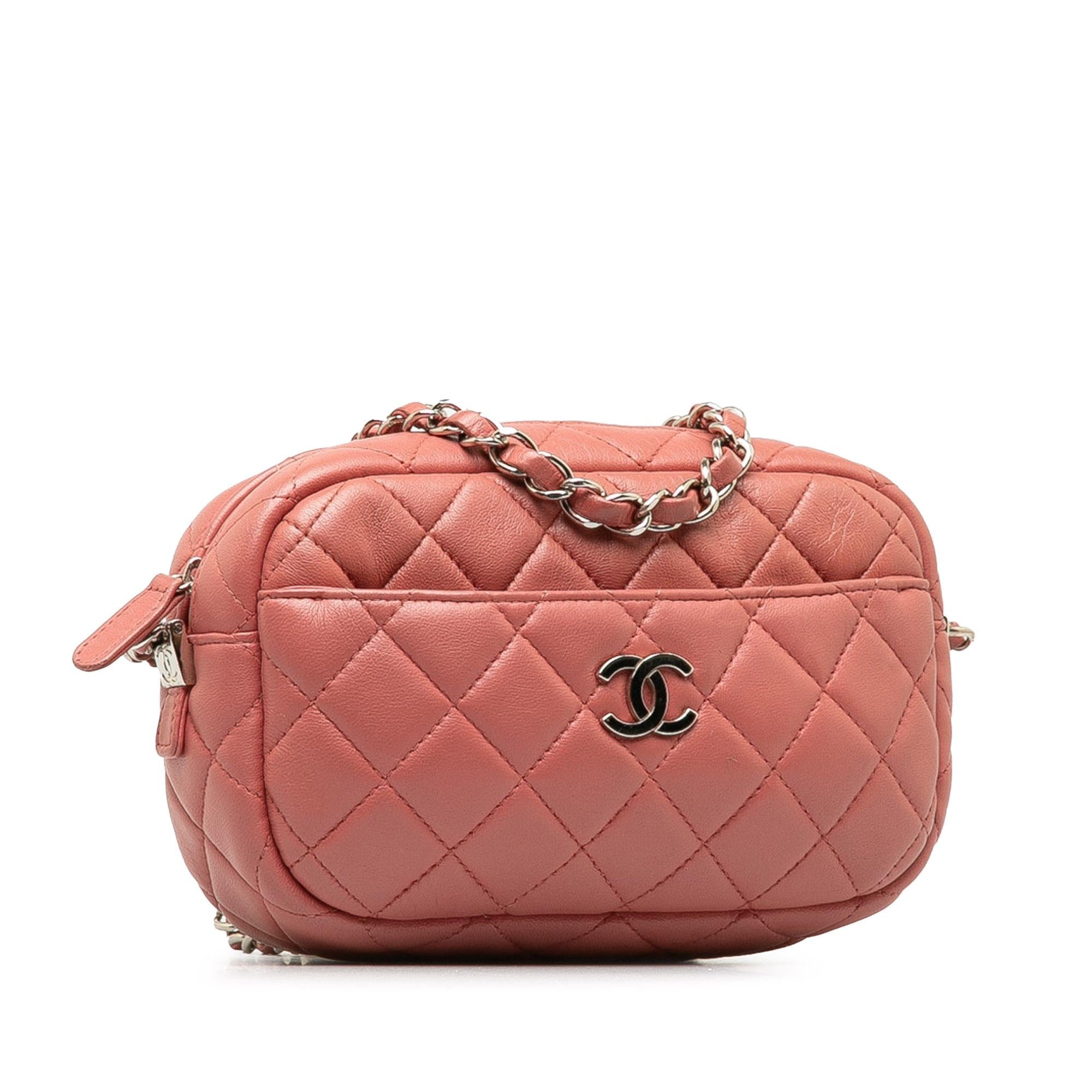Chanel Mini Lambskin Camera Case Crossbody