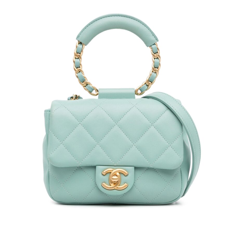 Chanel Mini Lambskin In The Loop Flap Shoulder Bag | Studio Nafay