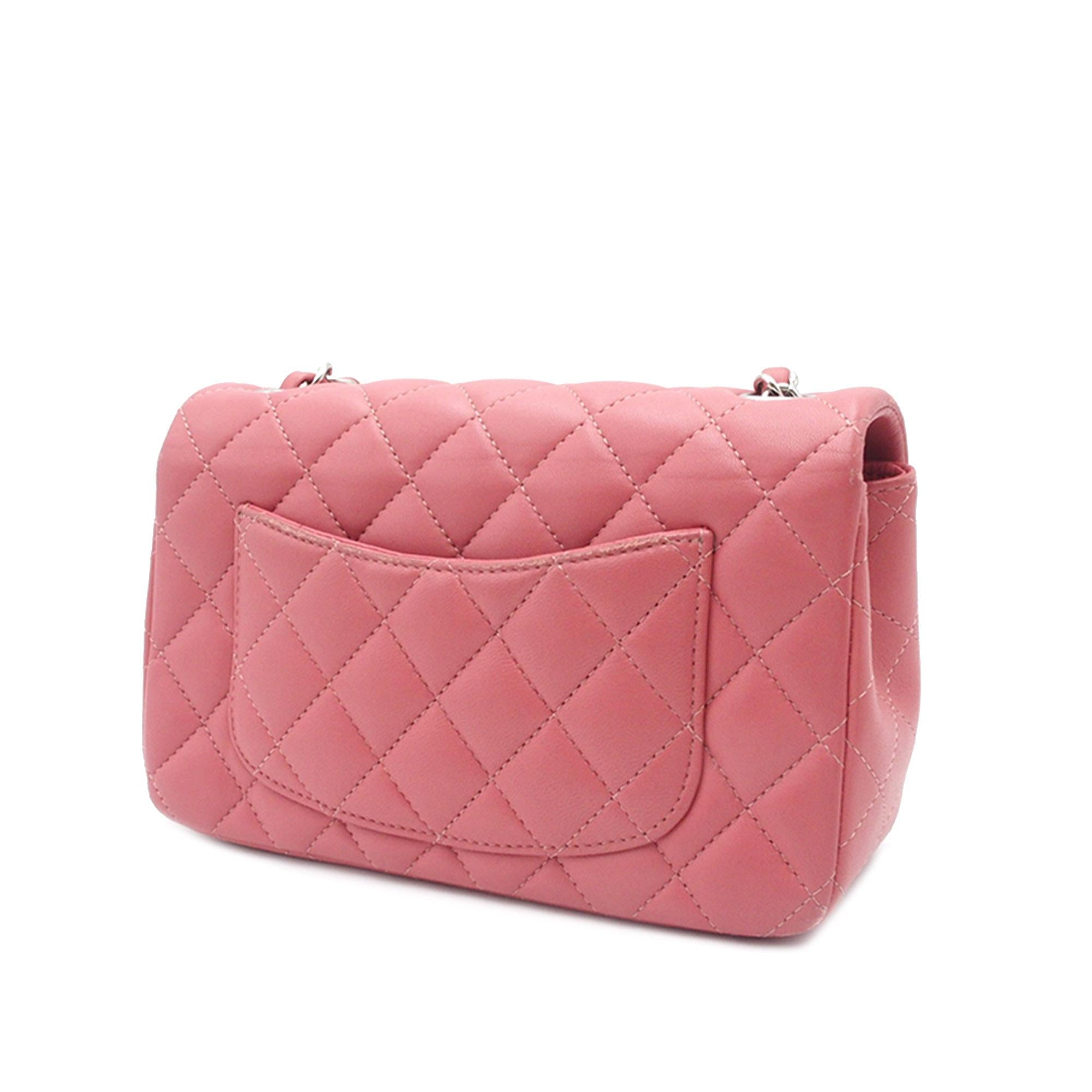 Chanel Mini Rectangular Classic Lambskin Single Flap Crossbody