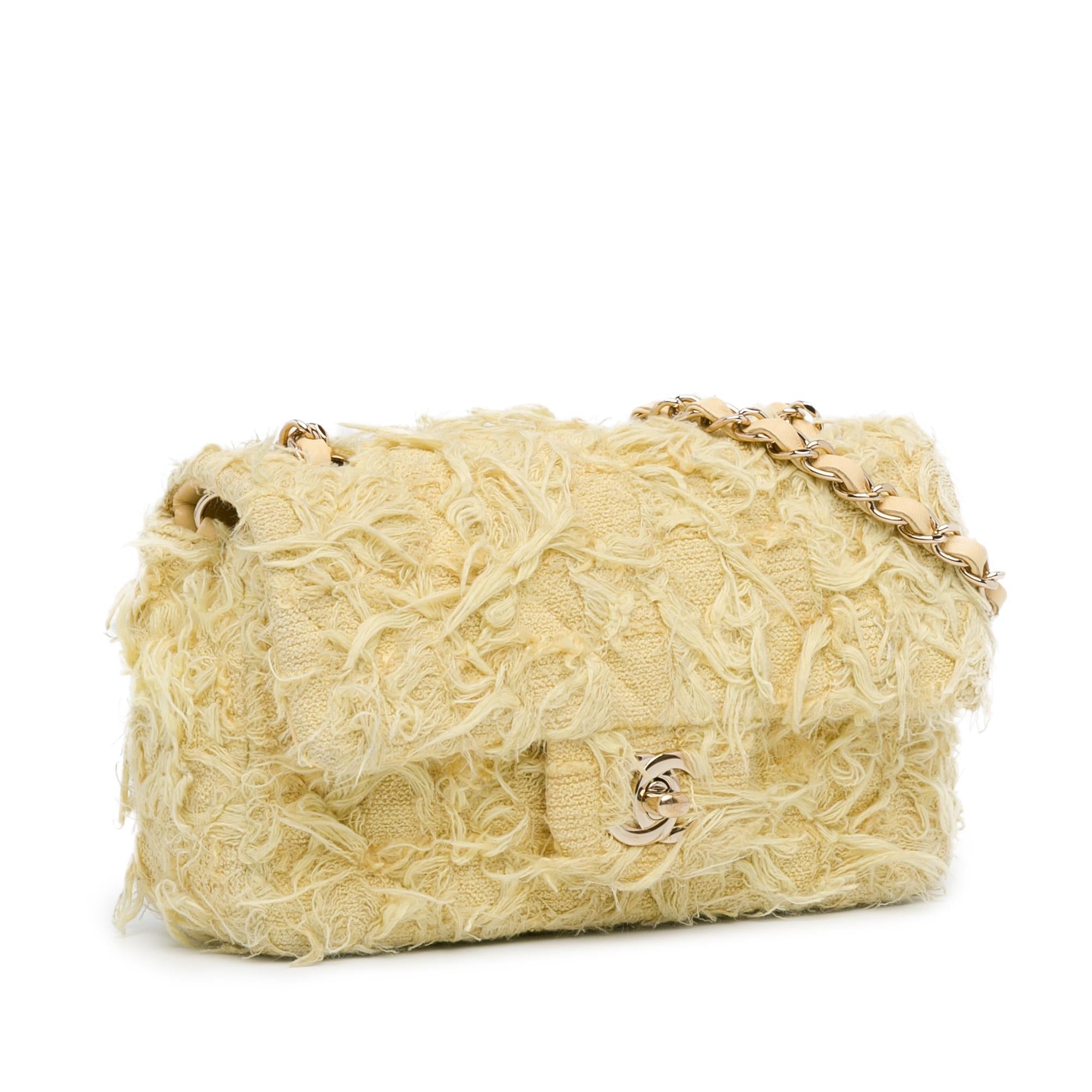 Chanel Mini Rectangular Classic Tweed Single Flap Crossbody