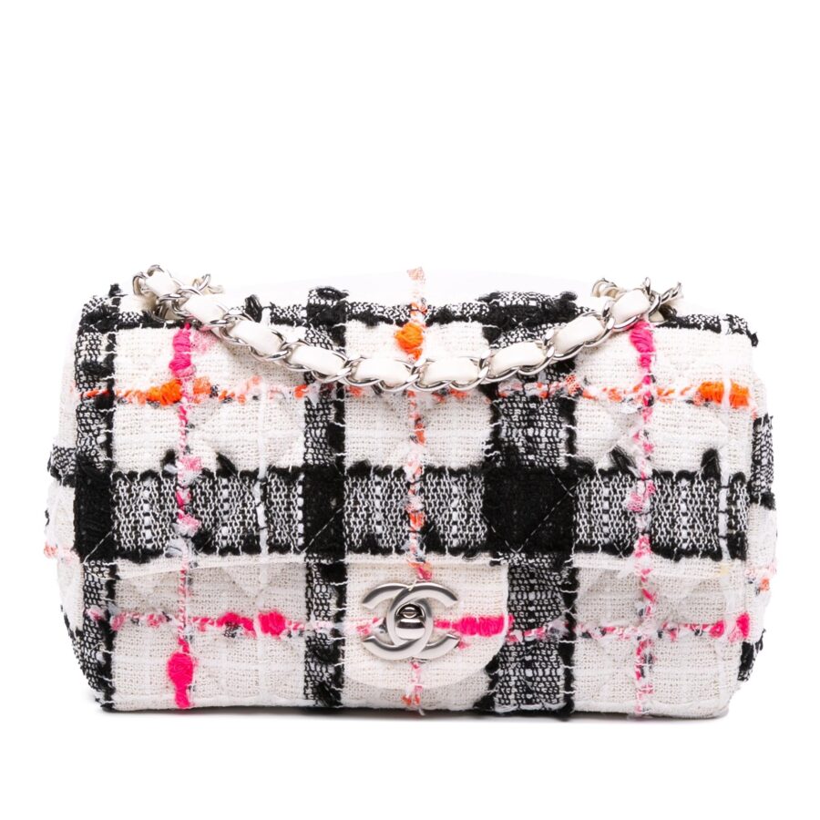 Chanel Mini Rectangular Classic Tweed Single Flap | Studio Nafay